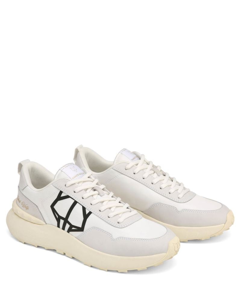 White Naked Wolfe Doubt Nylon Men's Sneakers | IRELAND 9582430VO