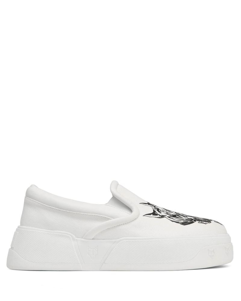 White Naked Wolfe Killer Men\'s Sneakers | DUBLIN 8524379KJ