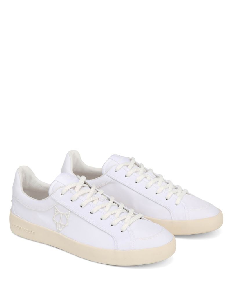 White Naked Wolfe Portofino Nylon Men's Sneakers | IRELAND 6310452NM