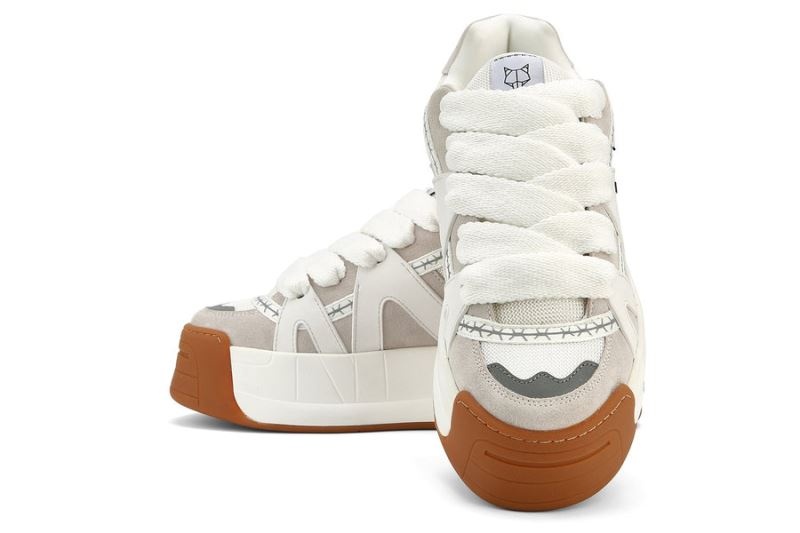 White Naked Wolfe Slide Men's Sneakers | IRELAND 6307429EB