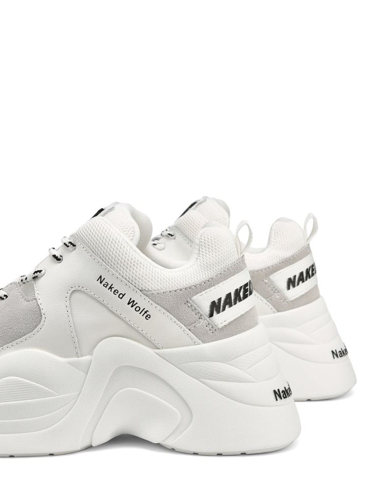 White Naked Wolfe Track Women's Sneakers | DUBLIN 2610745CP