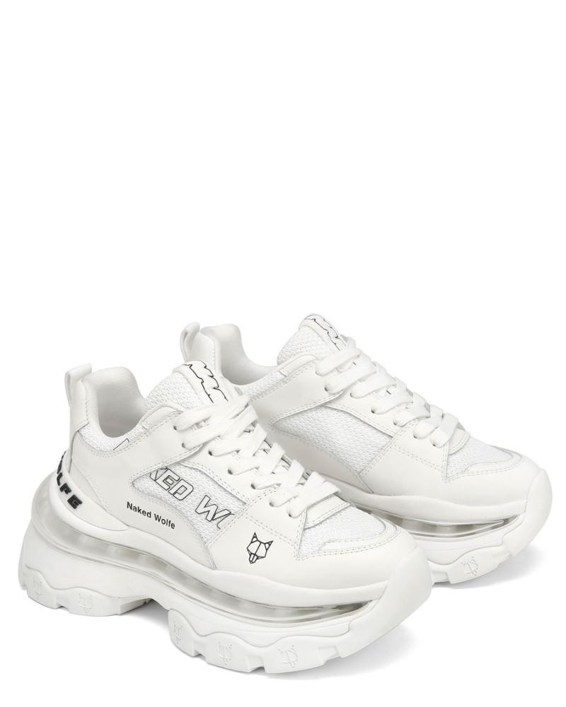 White Naked Wolfe Wind Women's Sneakers | DUBLIN 1869730AB