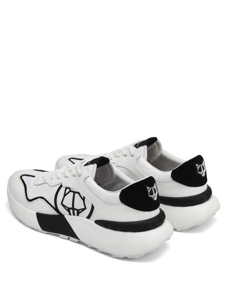 White / Black Naked Wolfe Drought Men's Sneakers | DUBLIN 1572869NL