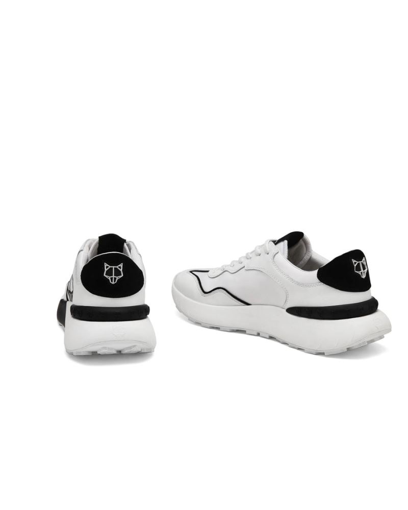 White / Black Naked Wolfe Drought Men's Sneakers | DUBLIN 1572869NL