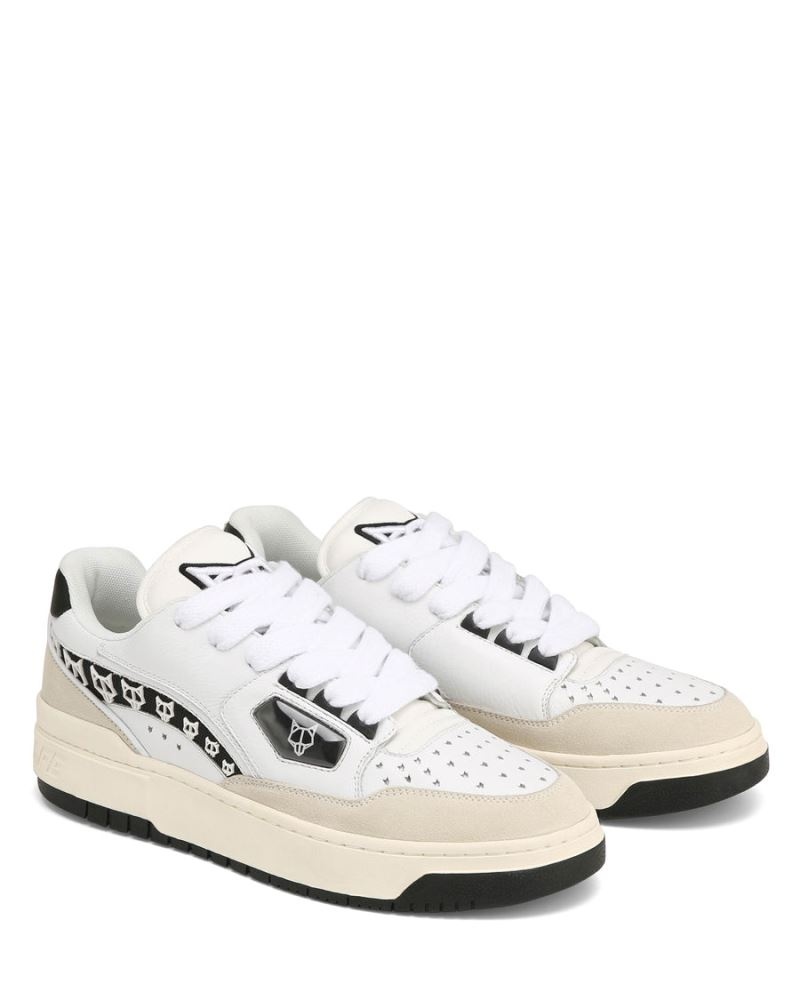 White / Black Naked Wolfe NW-00 Men's Sneakers | DUBLIN 1249378VZ