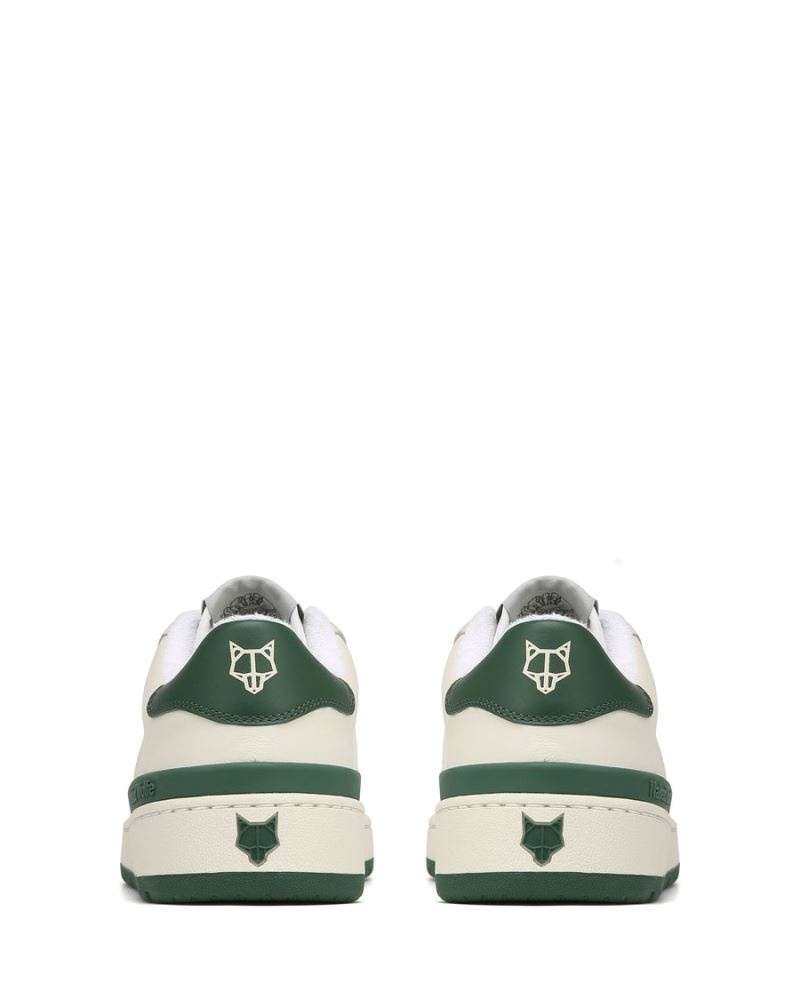 White / Green Naked Wolfe Ravenn Forrest Women's Sneakers | DUBLIN 9846751VH