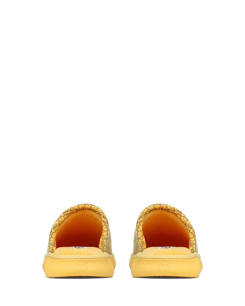 Yellow Naked Wolfe Ohio Men's Slippers | IRELAND 0651432JQ